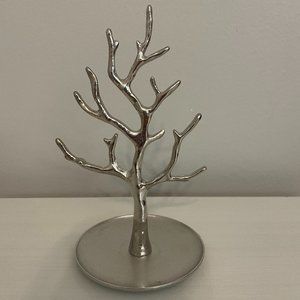 Silver Tree Jewelry Tray Holder